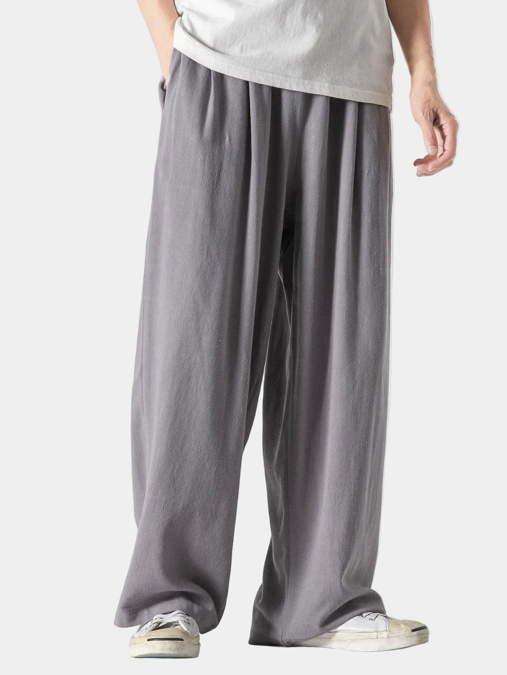 Pantalon homme coupe ample