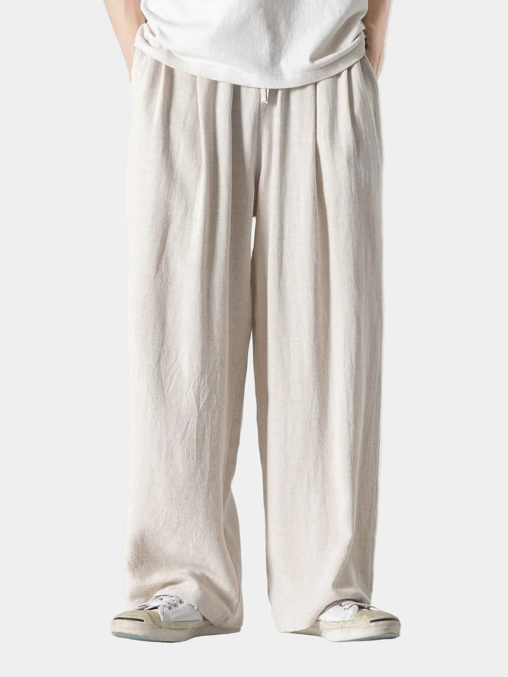 Pantalon homme coupe ample
