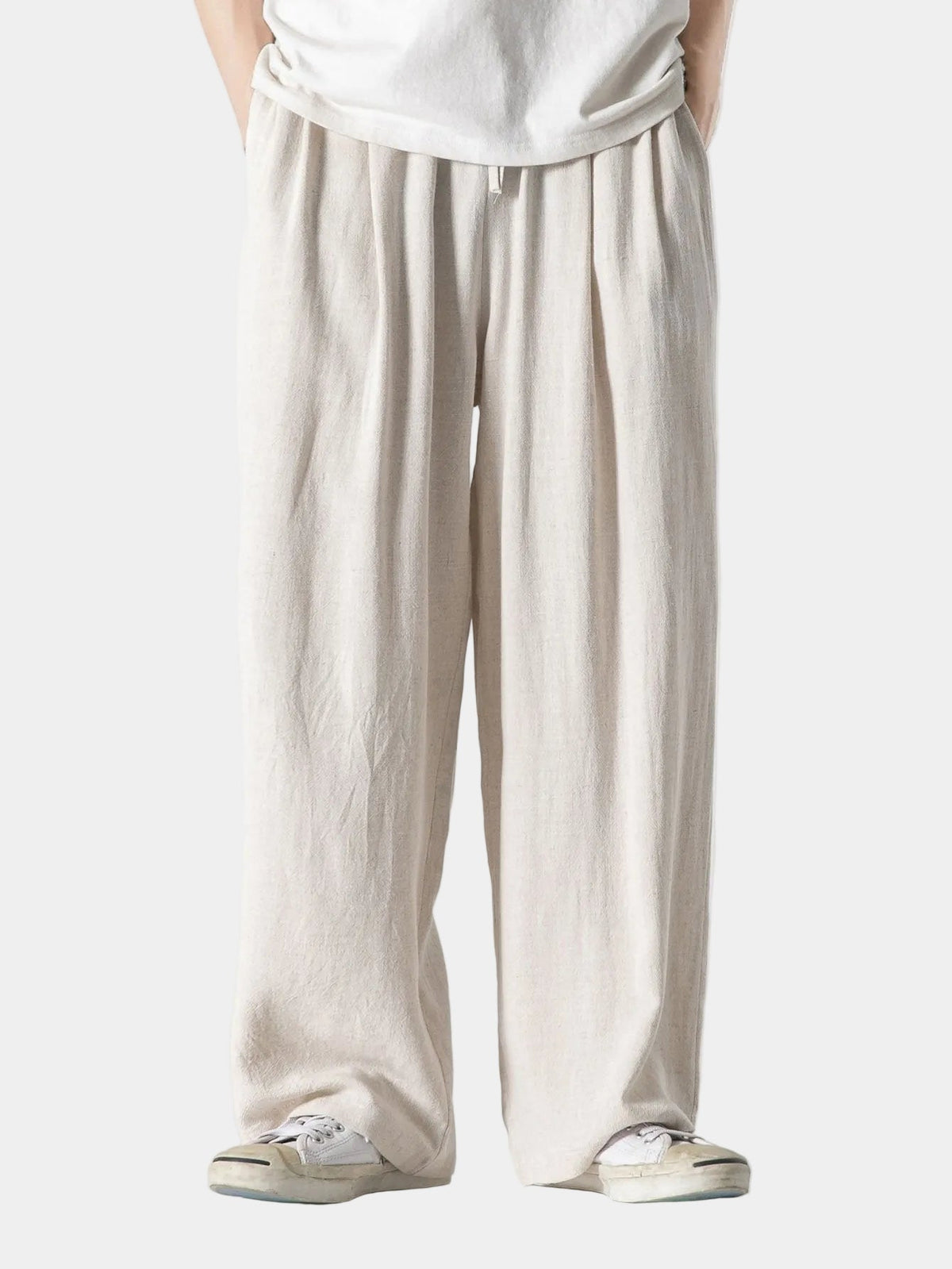 Pantalon homme coupe ample