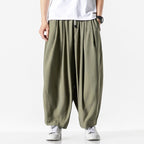 Pantalon homme taille élastique ample