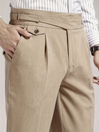 Pantalon homme taille haute