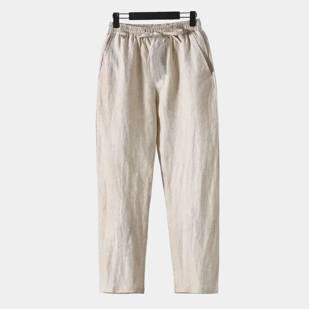 Pantalon homme à cordon