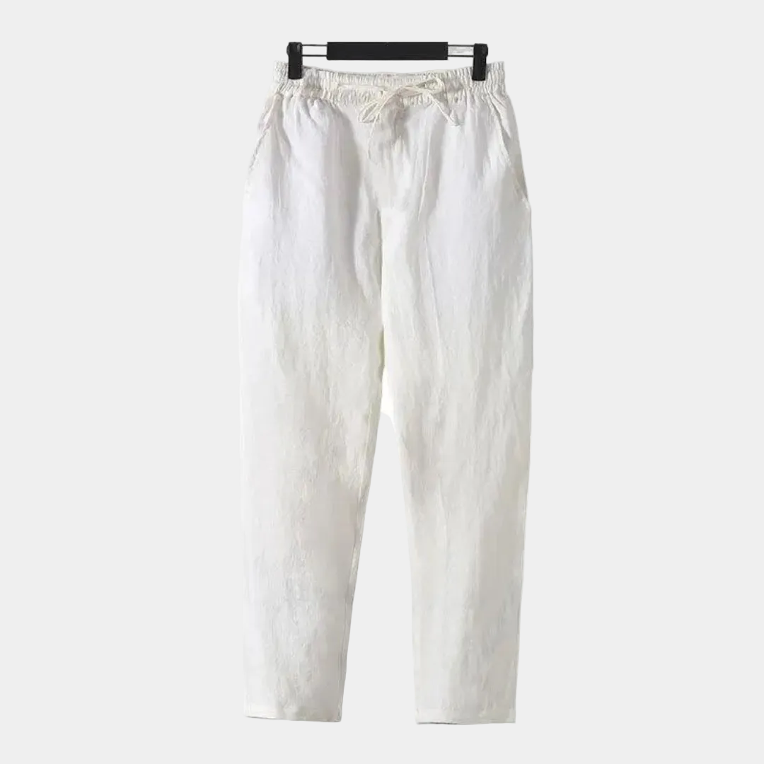 Pantalon homme à cordon