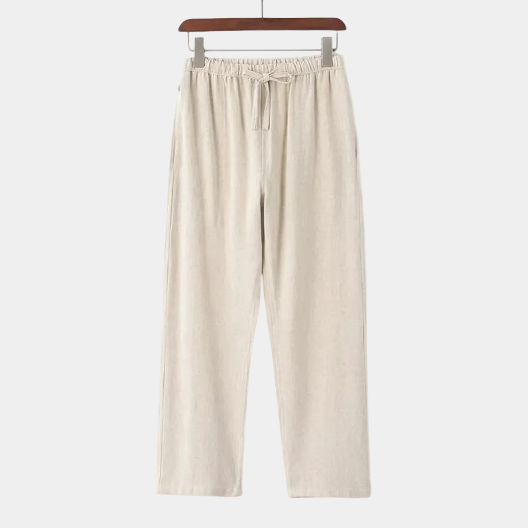 Pantalon homme à cordon