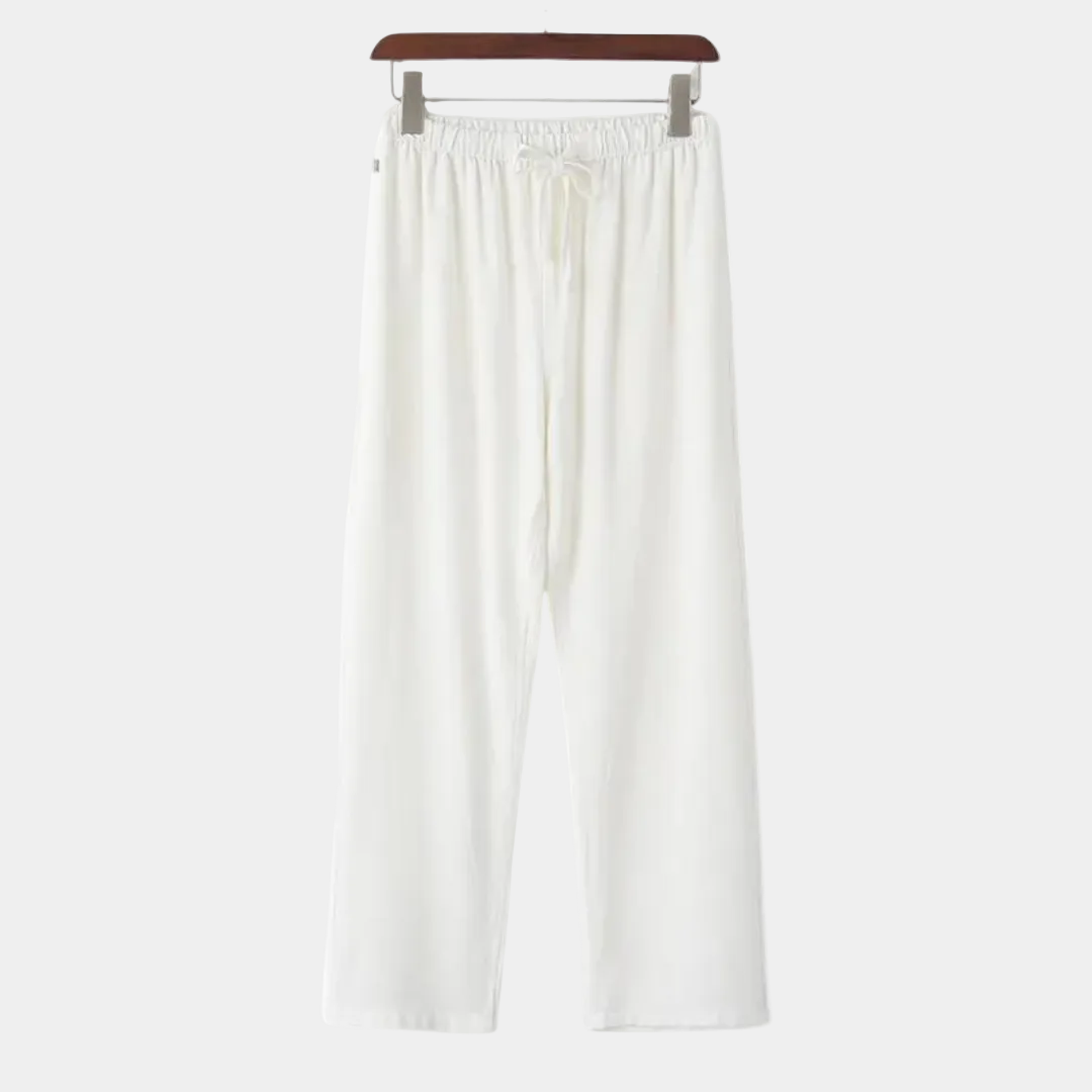 Pantalon homme à cordon