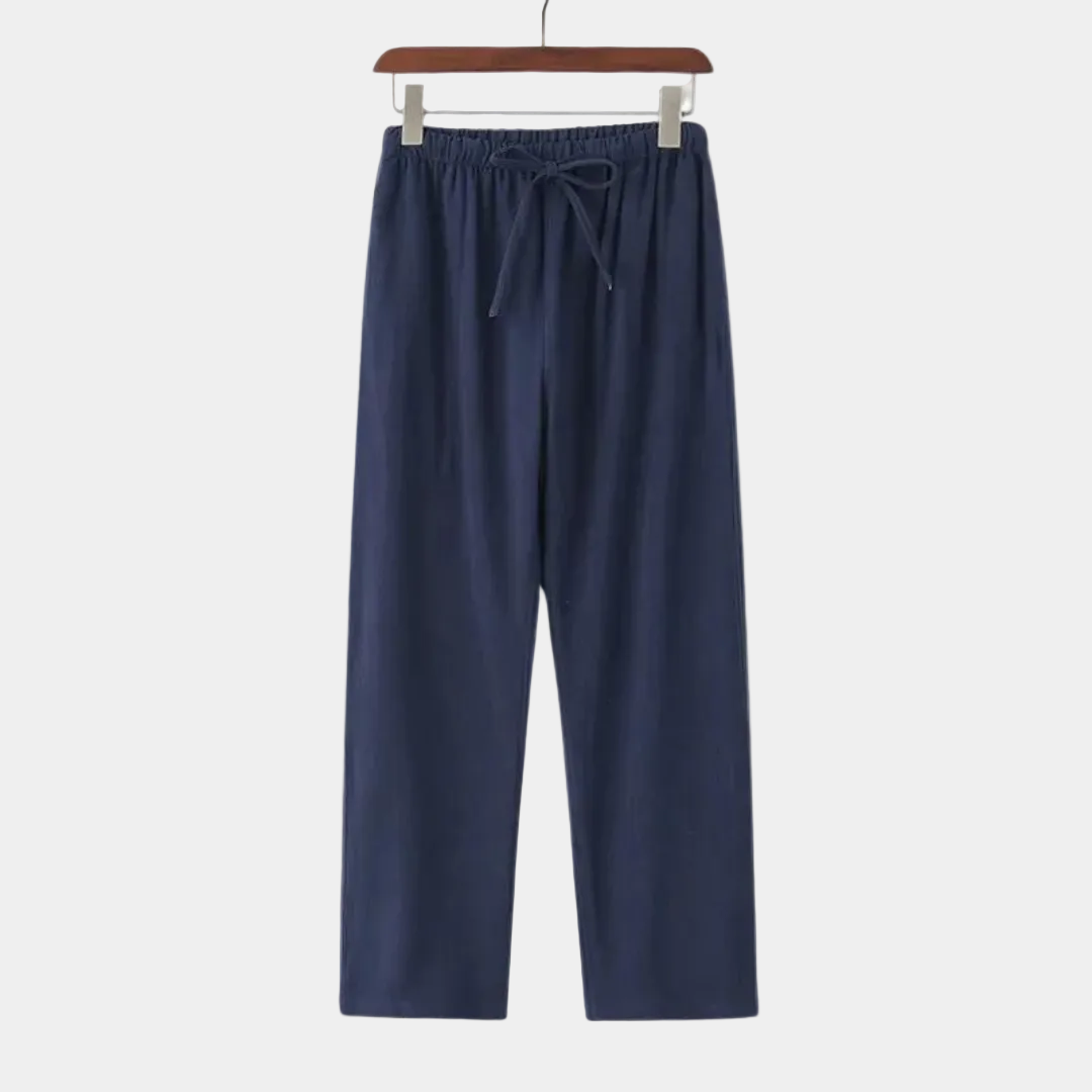 Pantalon homme à cordon