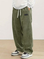 Pantalon large à cordon pour homme