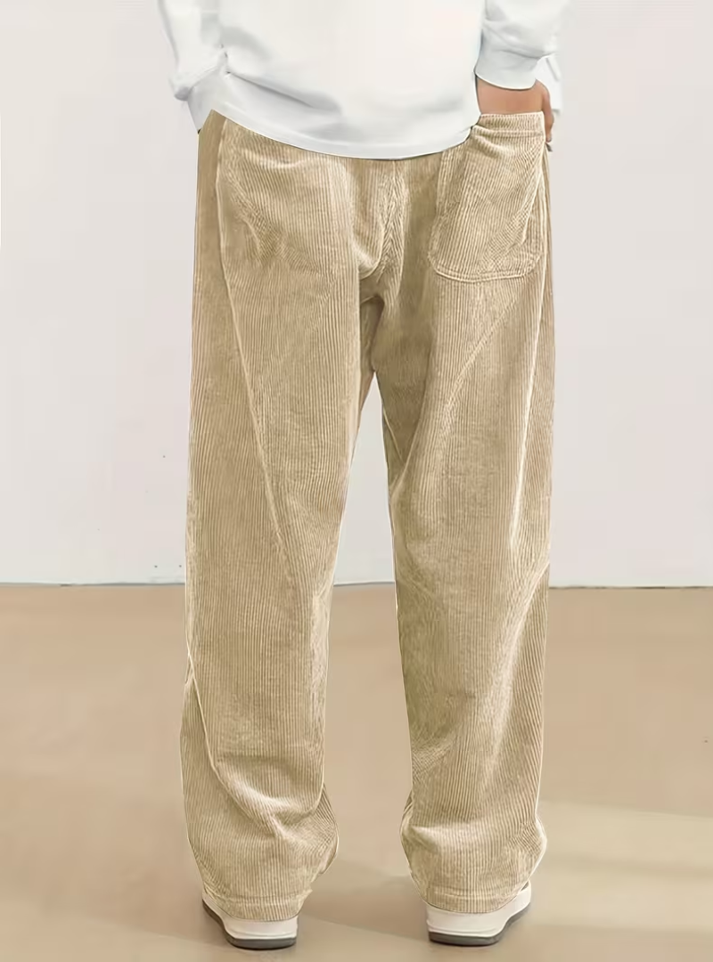 Pantalon large à cordon pour homme