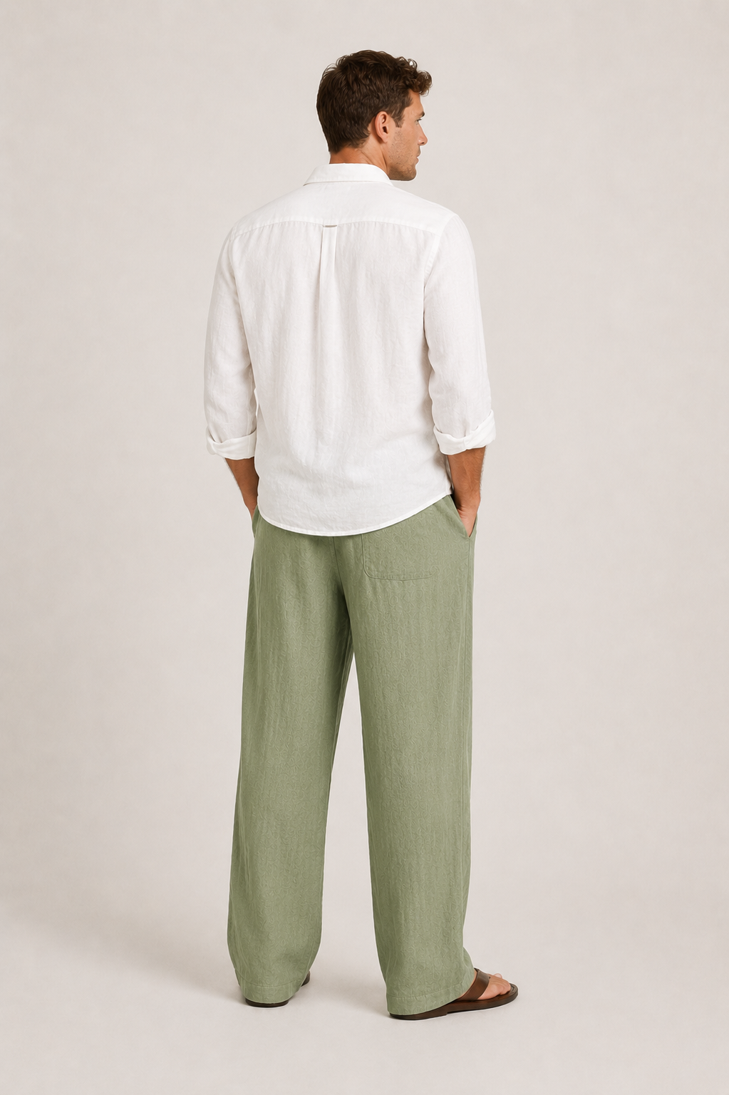 Pantalon en lin pour homme