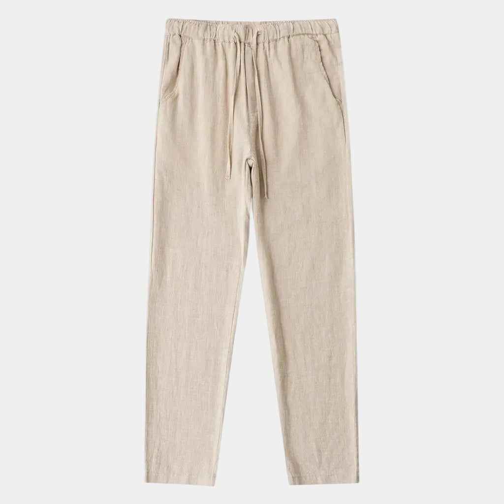 Pantalon homme taille élastiquée cordon