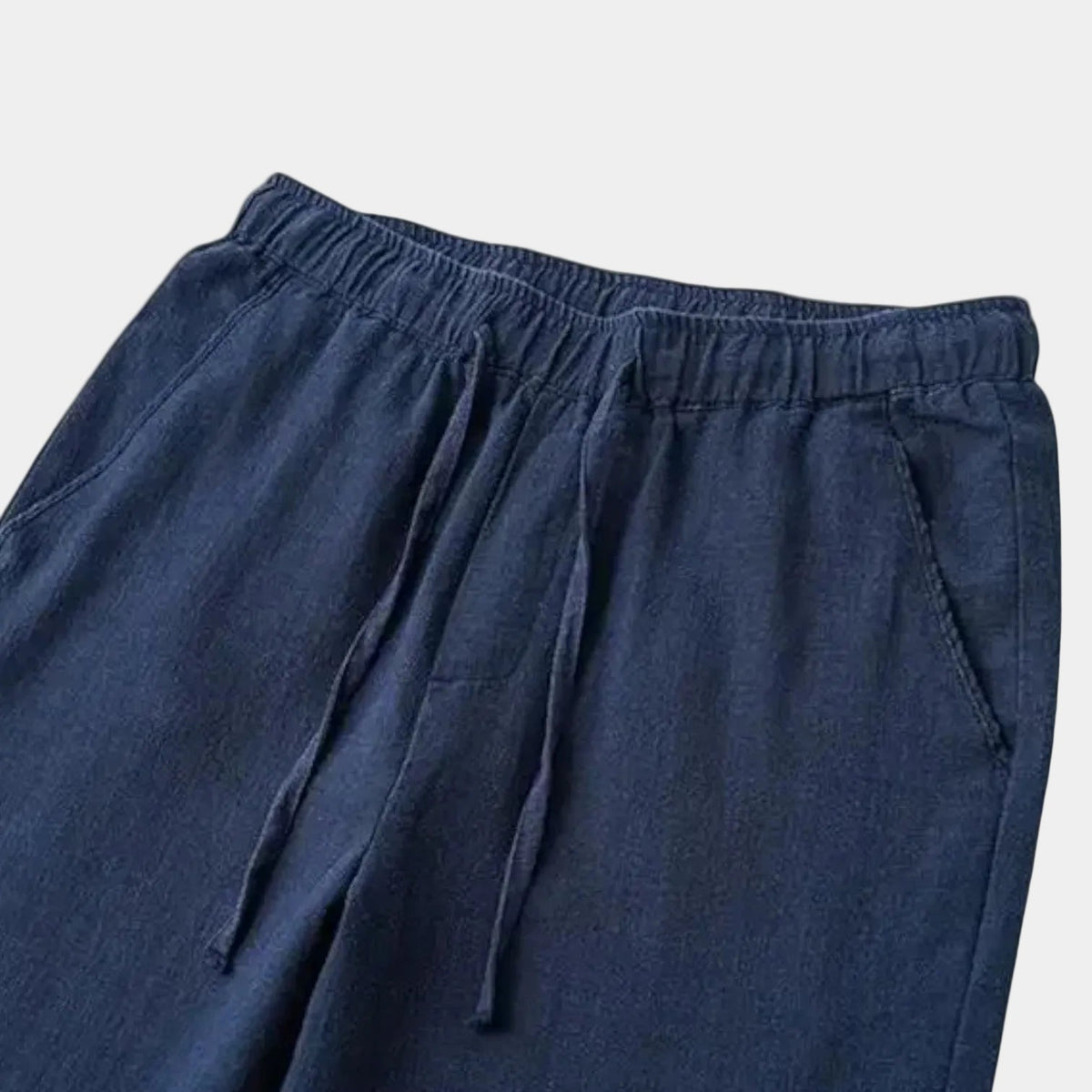 Pantalon homme taille élastiquée cordon