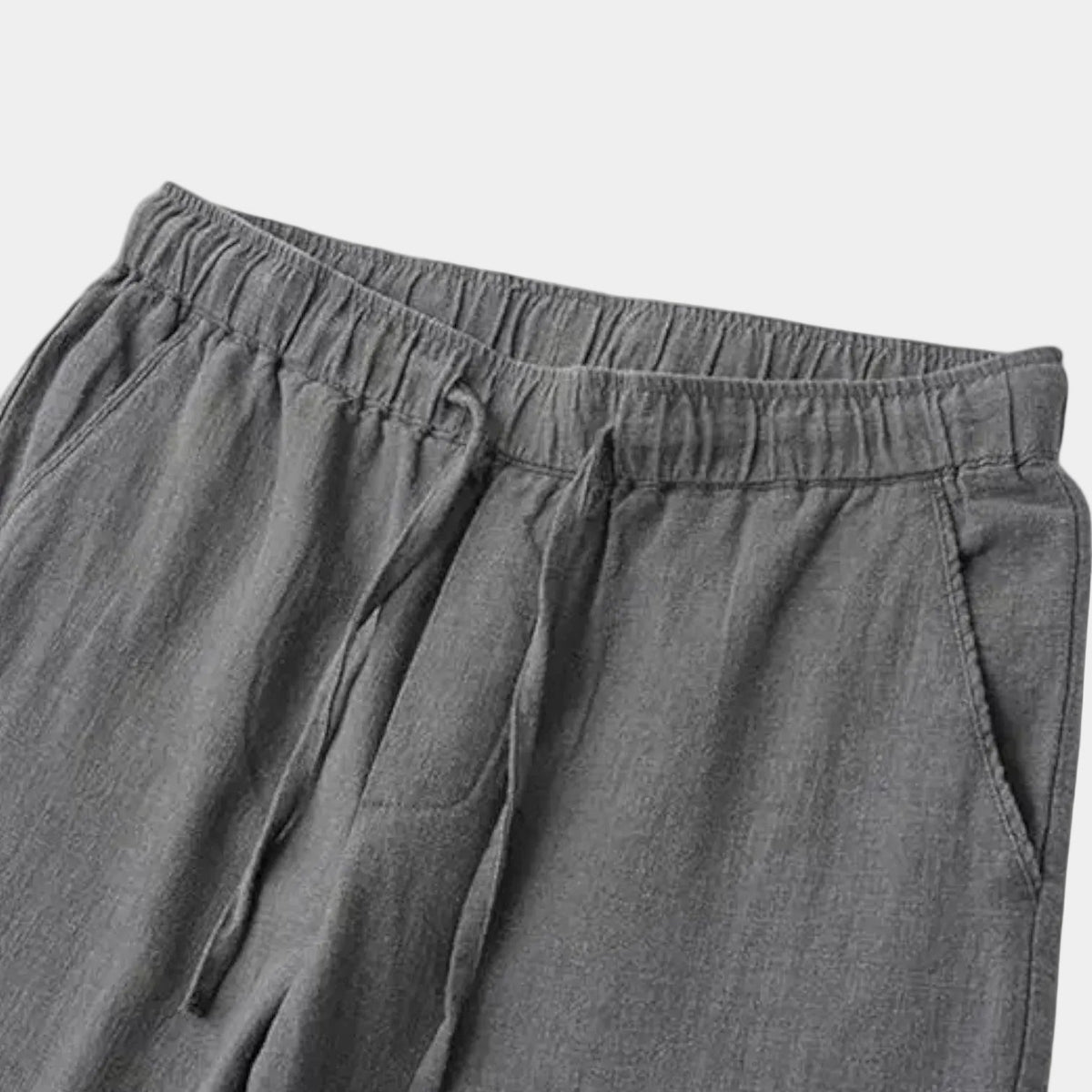 Pantalon homme taille élastiquée cordon