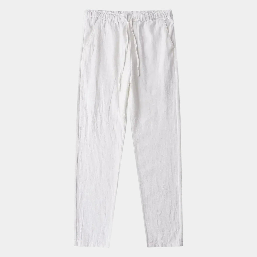Pantalon homme taille élastiquée cordon