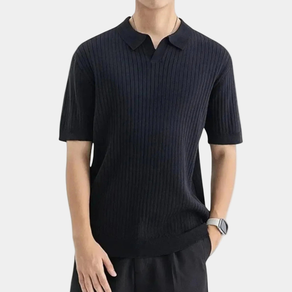 Polo homme côtel