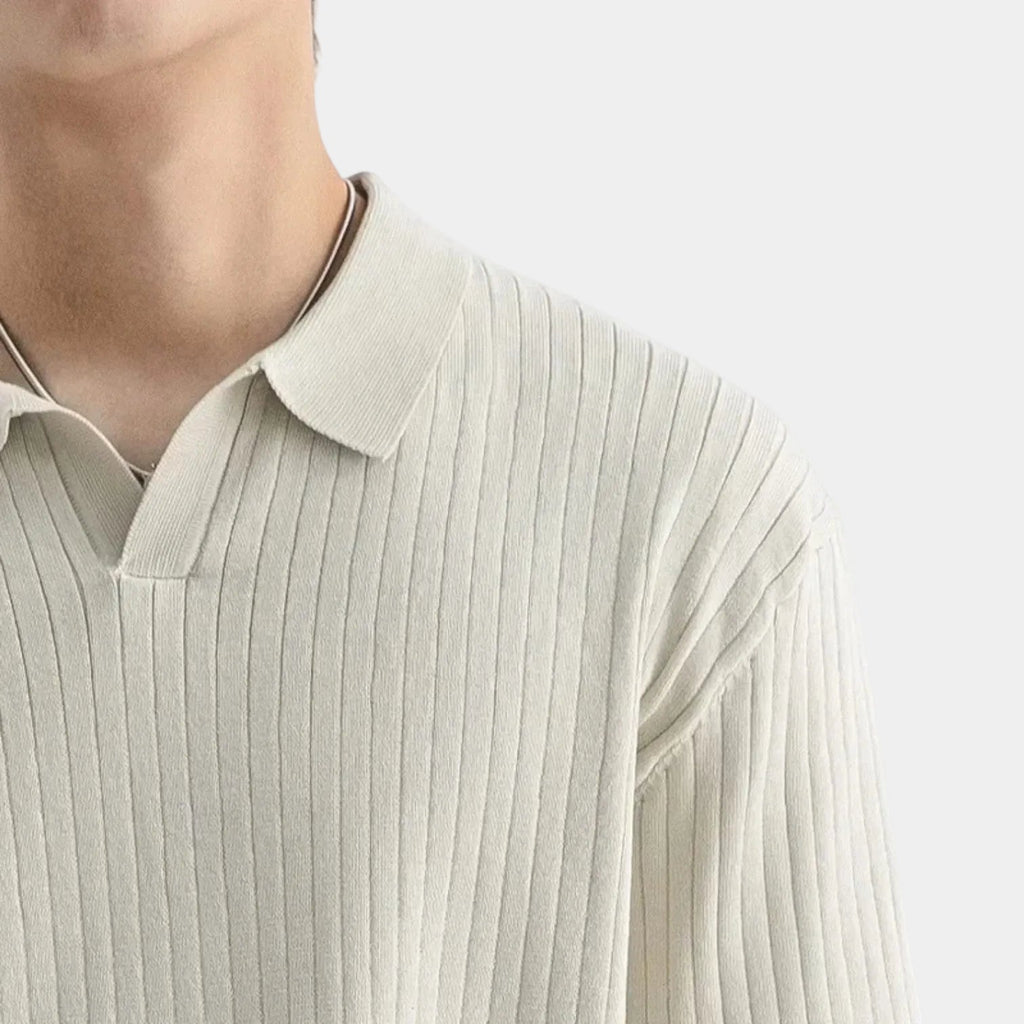 Polo homme côtel