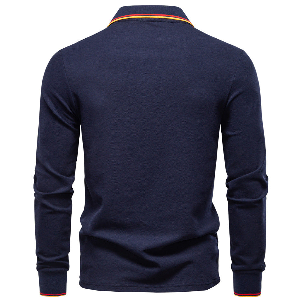 Polo Homme à Col polo contrasté