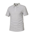 Polo homme à liserés contrastés