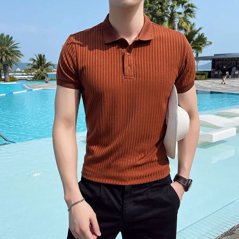 Polo homme boutonné