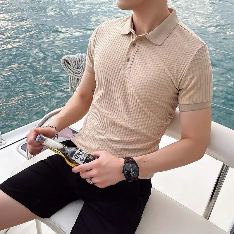 Polo homme boutonné