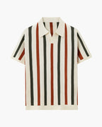 Polo homme maille rayée