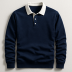 Polo homme manches longues