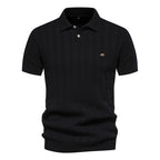 Polo homme rayé boutonné