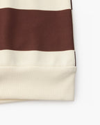 Polo homme rayé manches longues