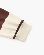 Polo homme rayé manches longues