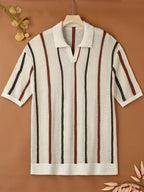 Polo homme rayures verticales