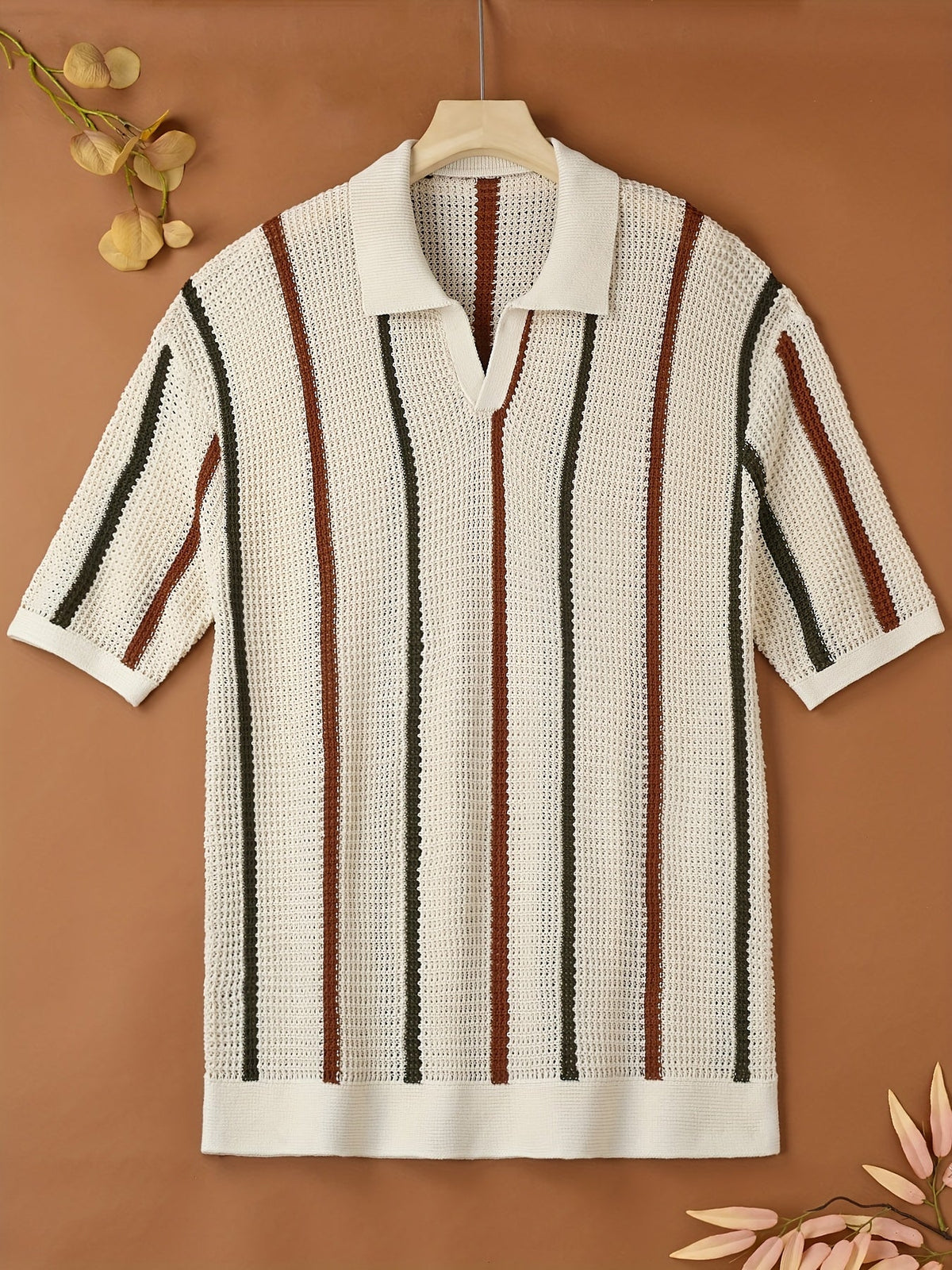 Polo homme rayures verticales