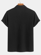 Polo homme texturé