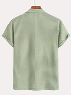 Polo homme texturé