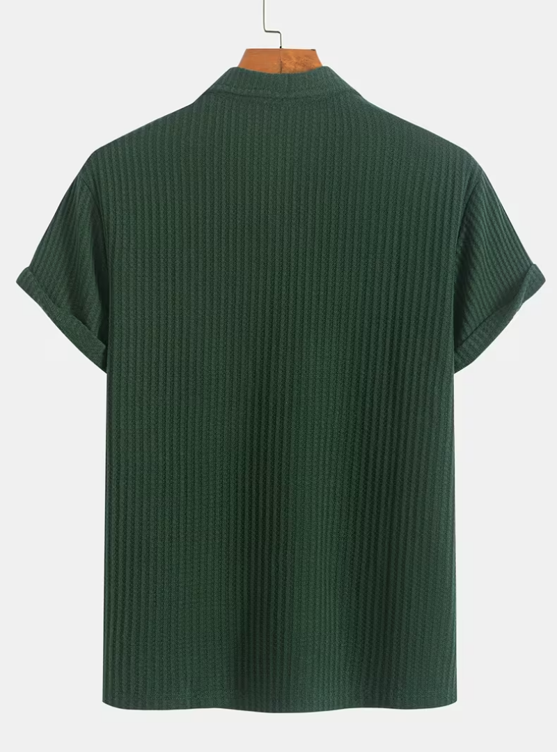 Polo homme texturé