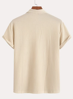 Polo homme texturé