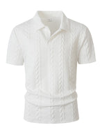 Polo homme torsadé
