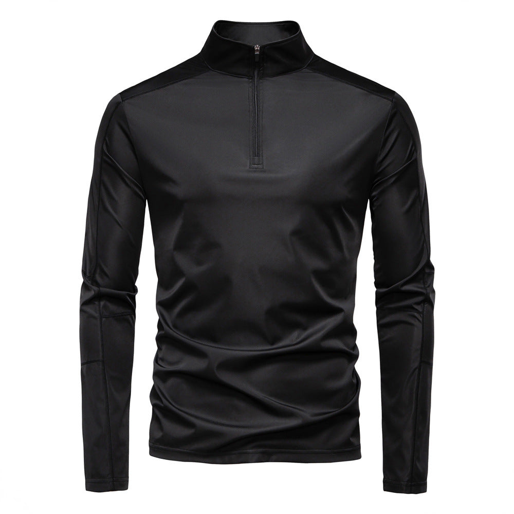 Pull Homme à Col Cheminée Zippé