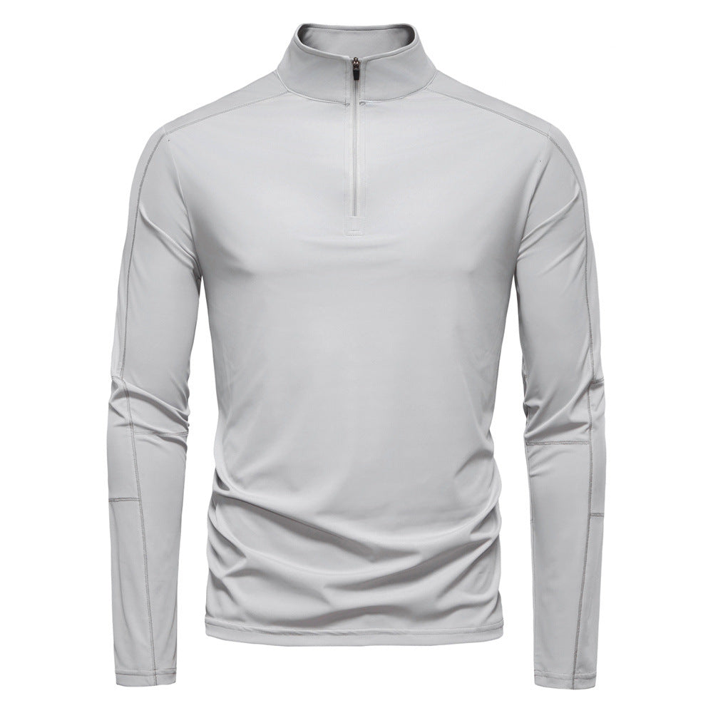 Pull Homme à Col Cheminée Zippé