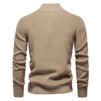 Pull Homme à Col Montant Boutonné