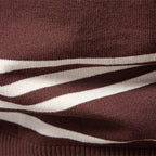 Pull Homme à Col Polo contrasté