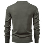 Pull Homme à Col Polo Zippé