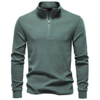 Pull Homme à Col Zippé