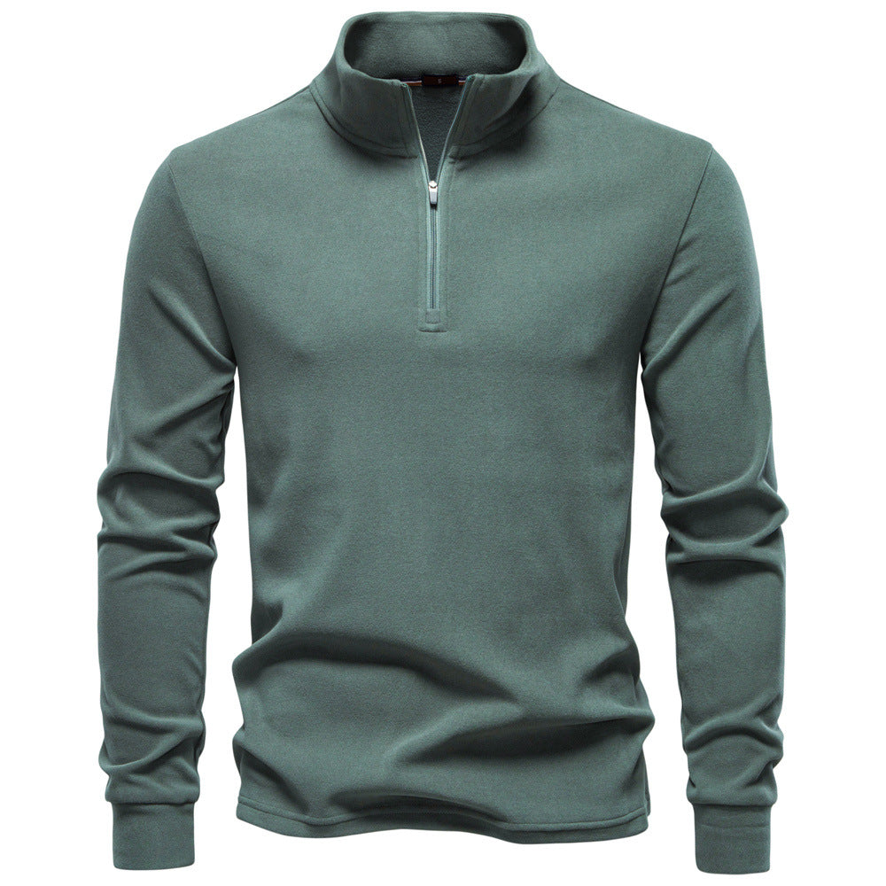 Pull Homme à Col Zippé