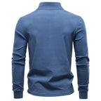 Pull Homme à Col Zippé
