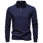 Pull Homme à Col Zippé
