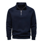 Pull Homme à Fermeture zippée partielle