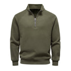Pull Homme à Fermeture zippée partielle