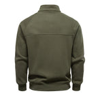Pull Homme à Fermeture zippée partielle