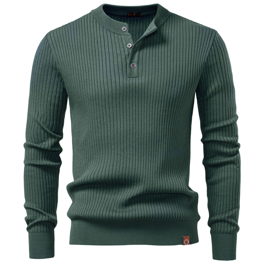 Pull Homme à Motif côtelé vertical