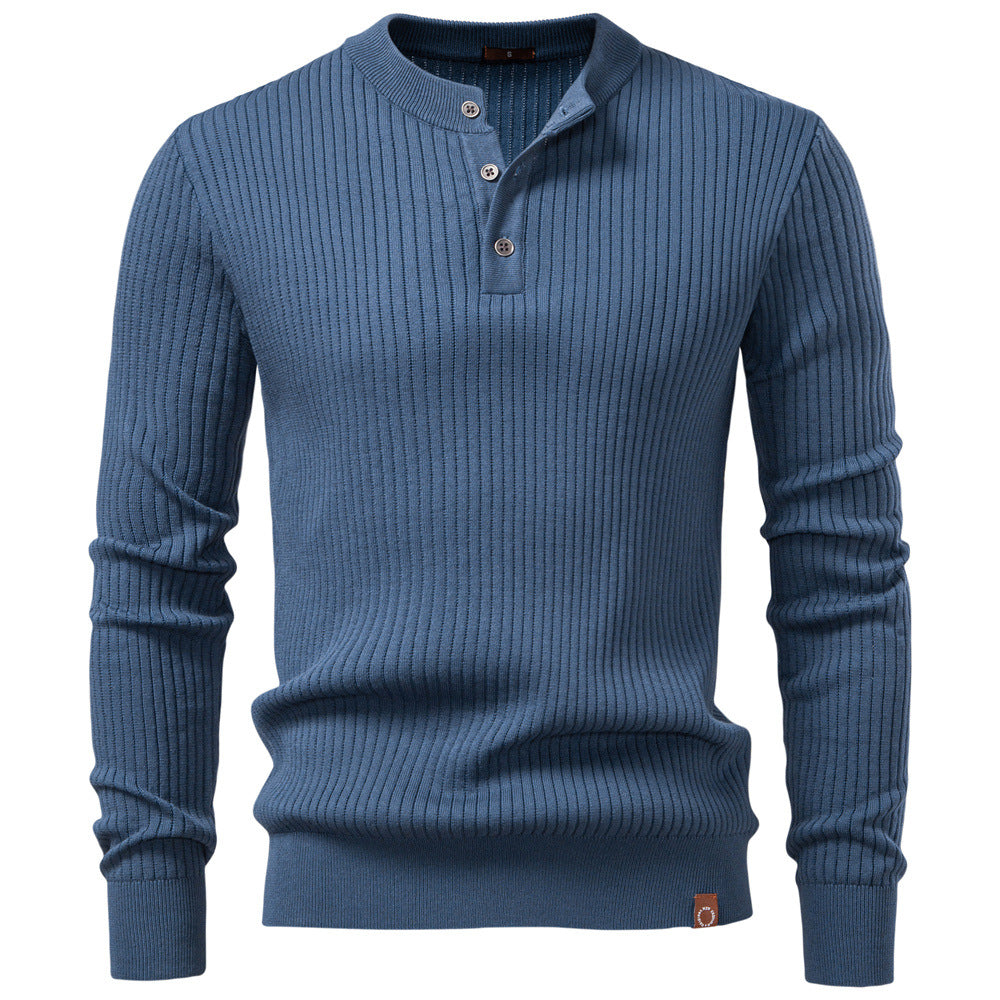 Pull Homme à Motif côtelé vertical