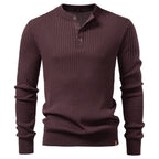 Pull Homme à Motif côtelé vertical